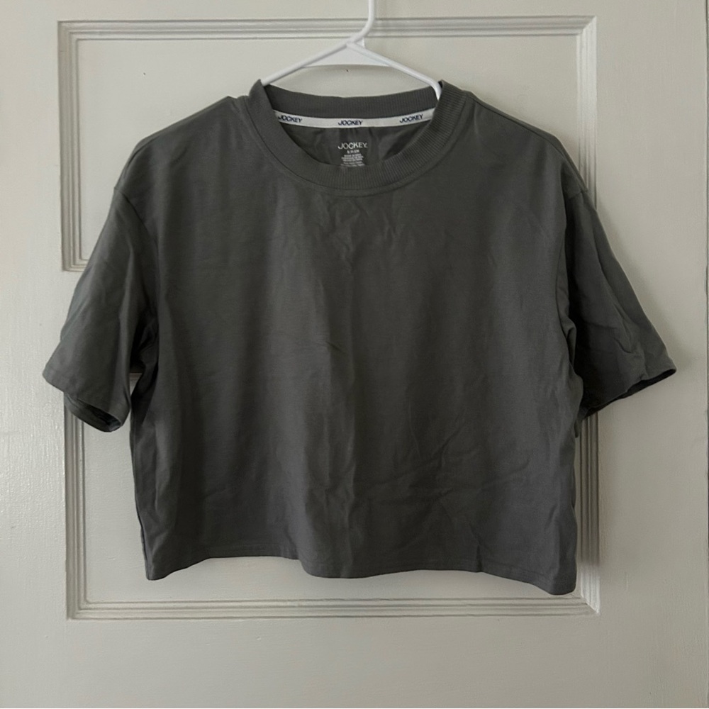 Jockey Essentials Women’s Cotton Stretch Sleep Crop Top